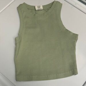 Full Tilt Lite Green Tank Top